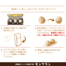 画像をギャラリービューアに読み込む, 栗産地のモンブラン