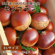 画像をギャラリービューアに読み込む, 【愛媛県産】大きな生栗 サイズ3L以上 2kg入 送料込 ※注文締め切り9月10日まで